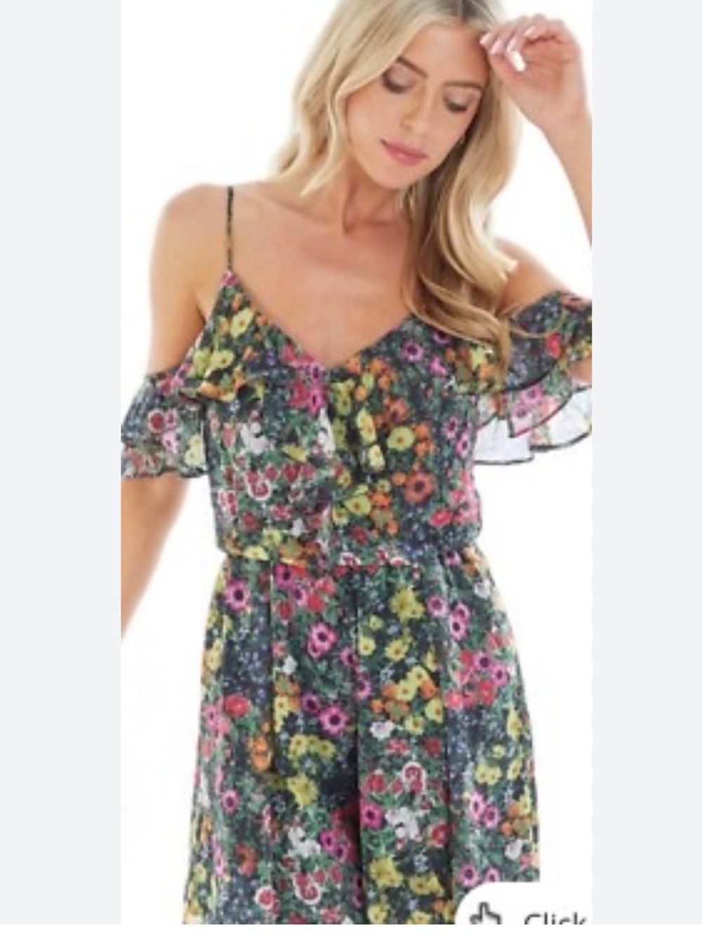 Ted Baker | Priyahh Ruffled Off-the-Shoulder Romper, 2